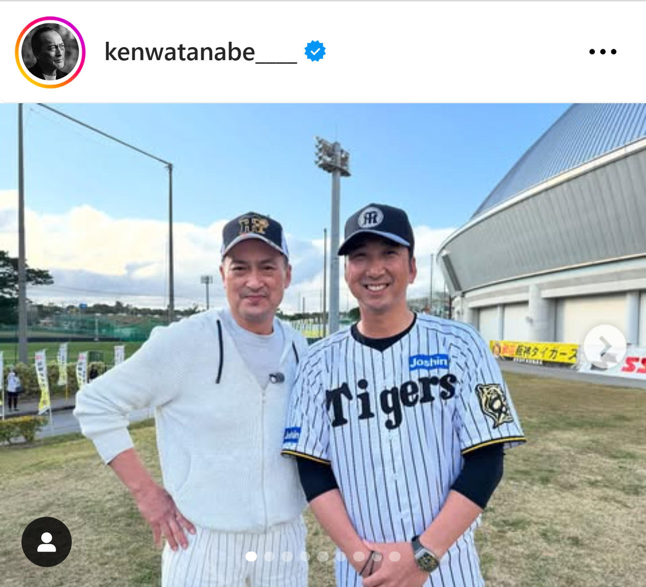 渡辺謙のインスタグラムから
