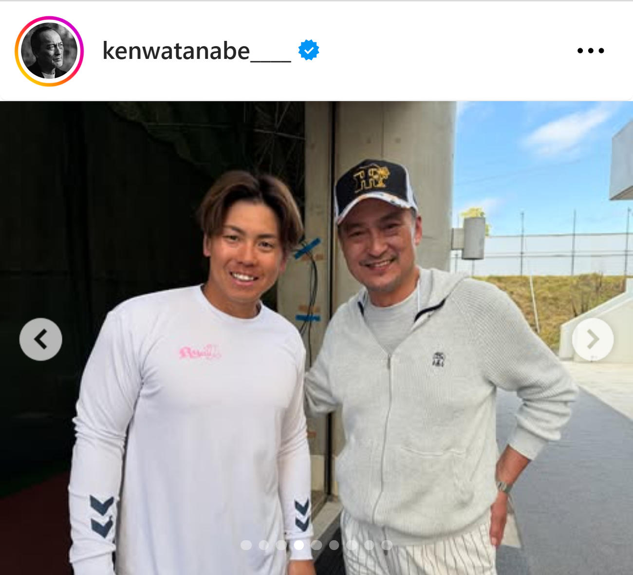 渡辺謙のインスタグラムから