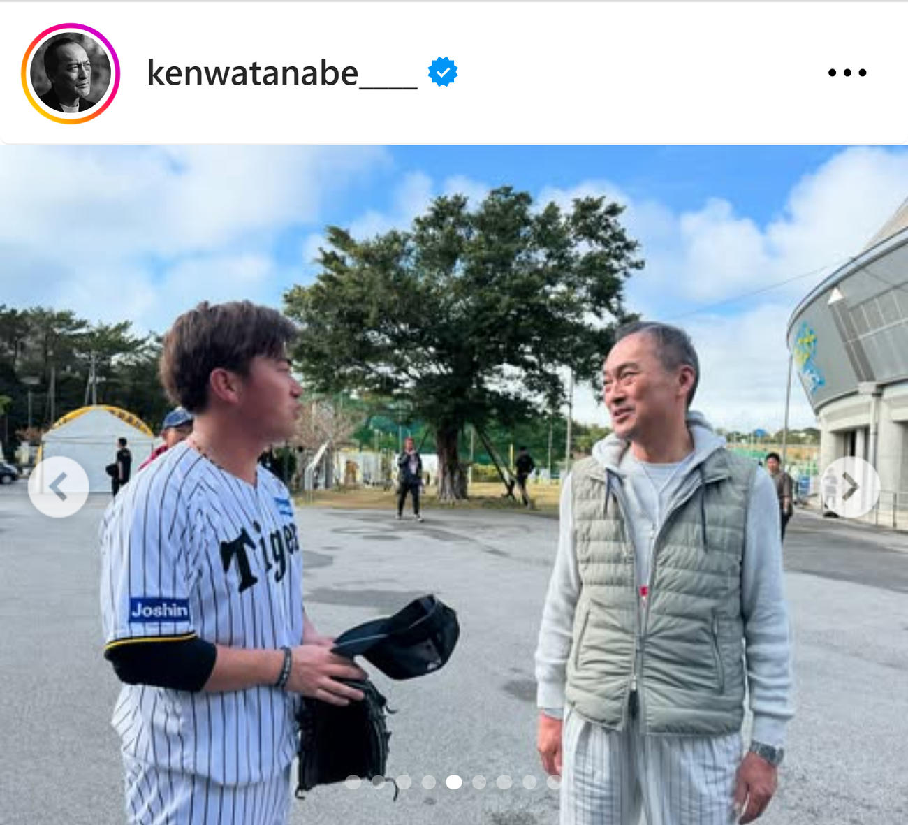 渡辺謙のインスタグラムから