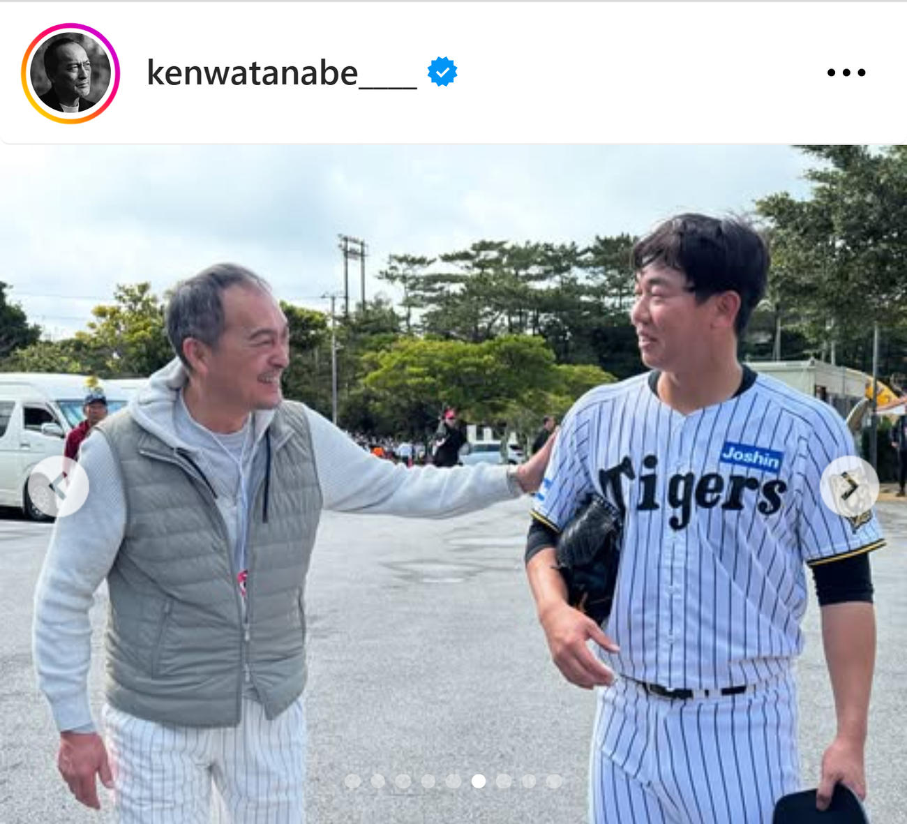 渡辺謙のインスタグラムから