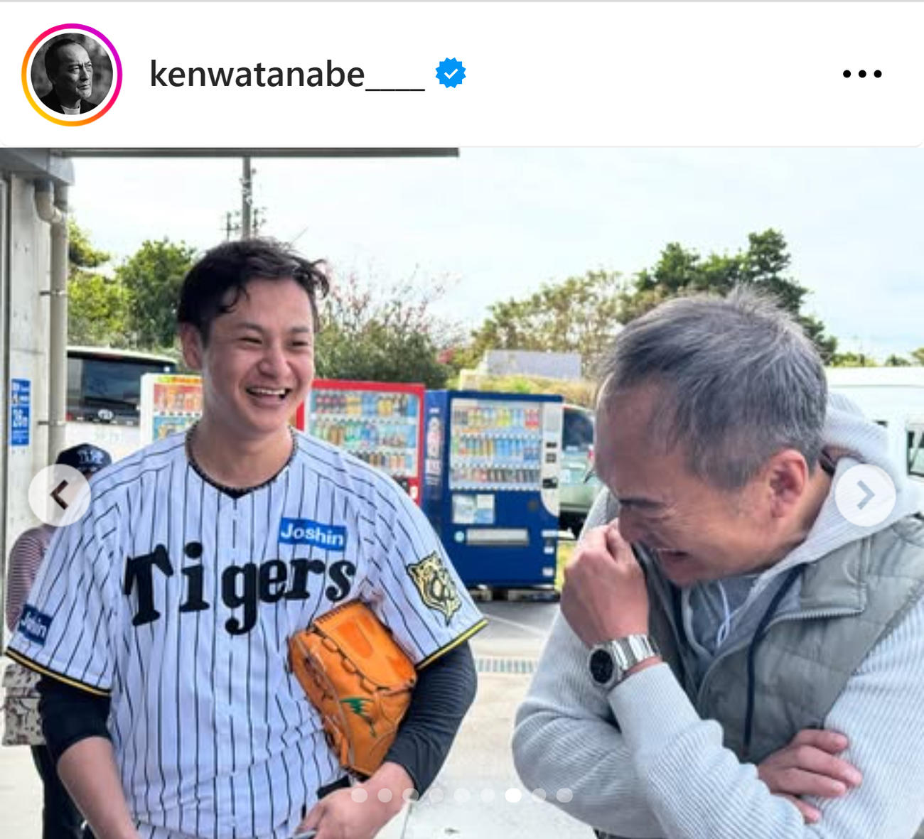渡辺謙のインスタグラムから