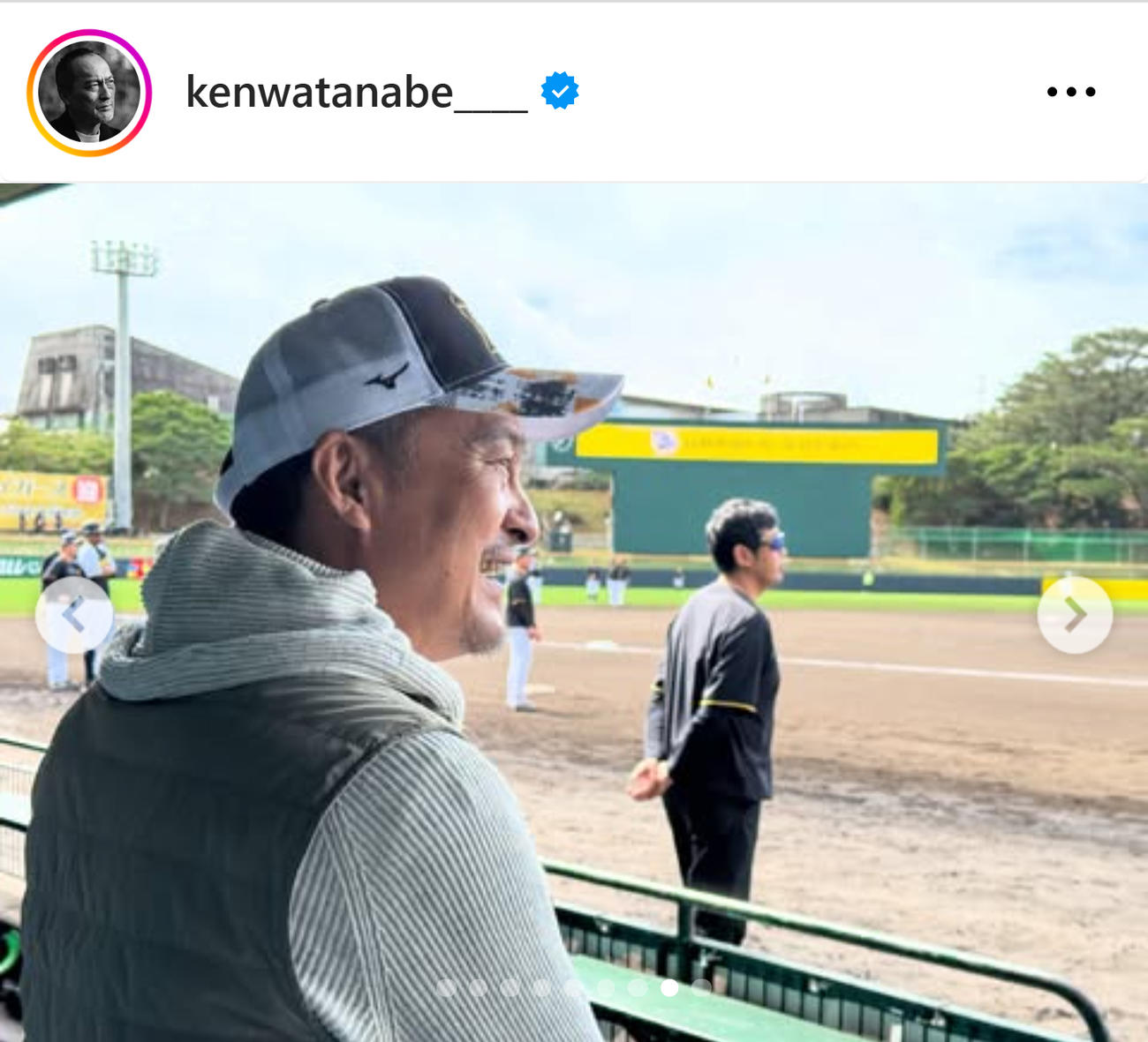 渡辺謙のインスタグラムから