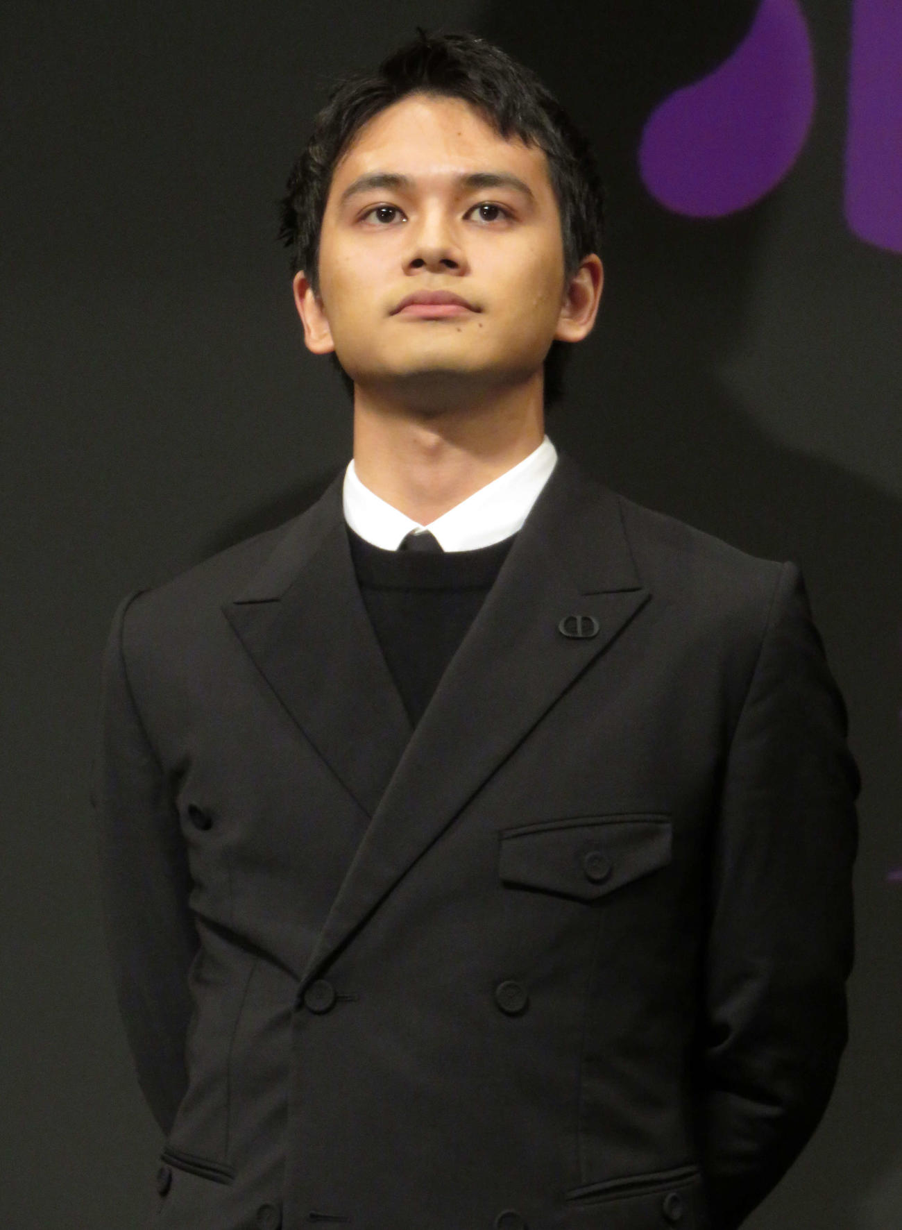 映画「悪い夏」の完成披露上映会に登壇した北村匠海