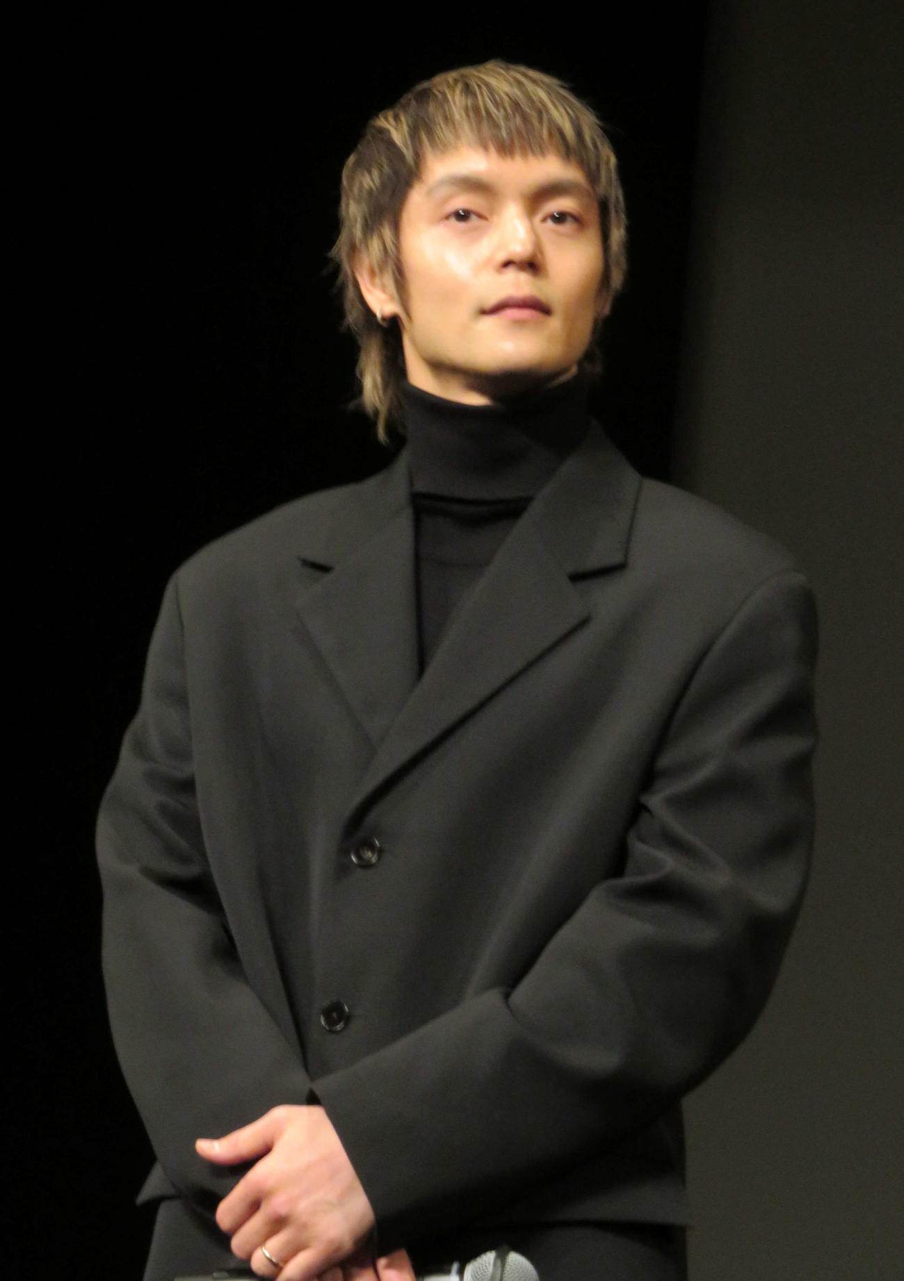 映画「悪い夏」の完成披露上映会に登壇した窪田正孝