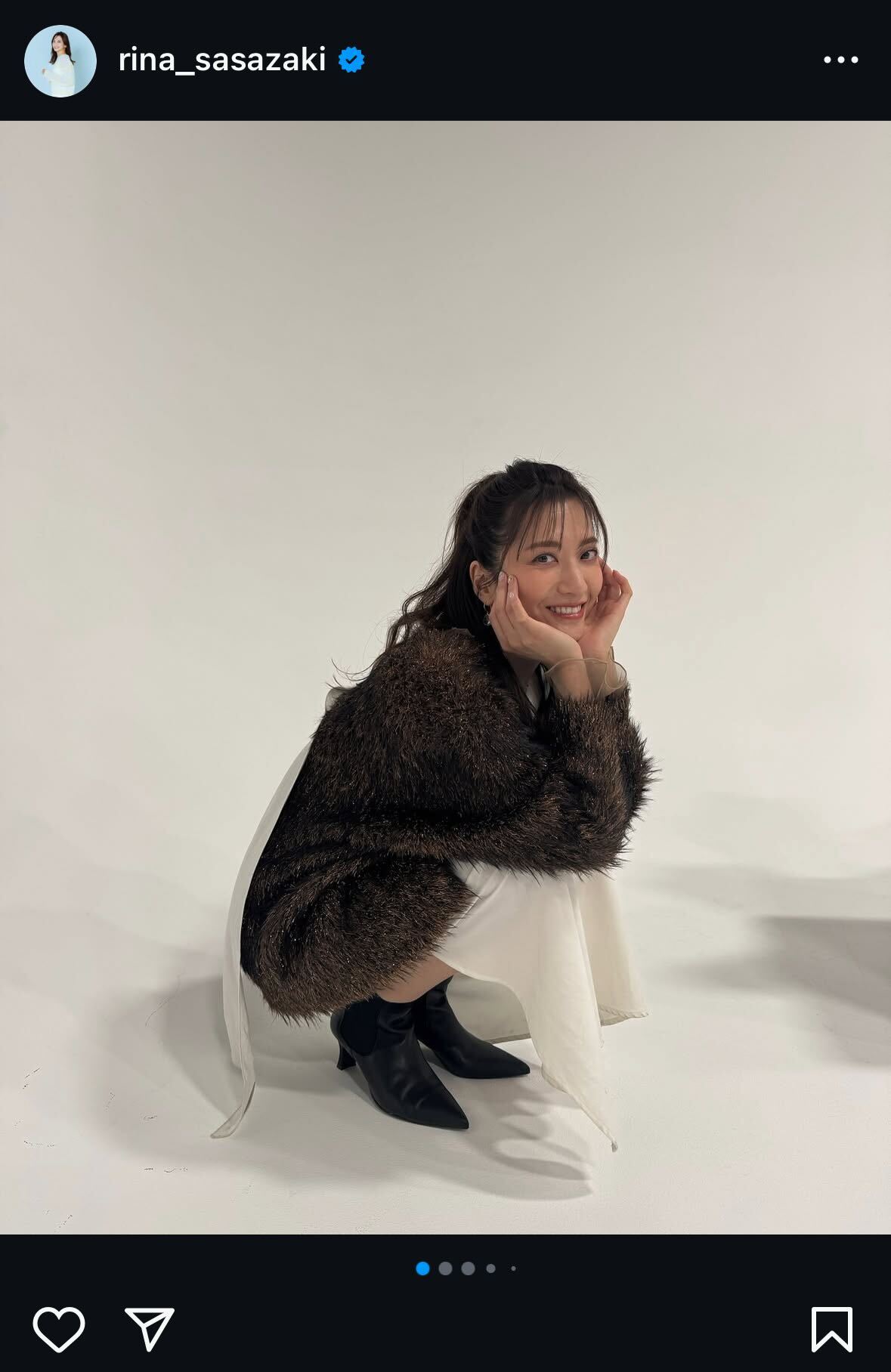 笹崎里菜インスタグラムから