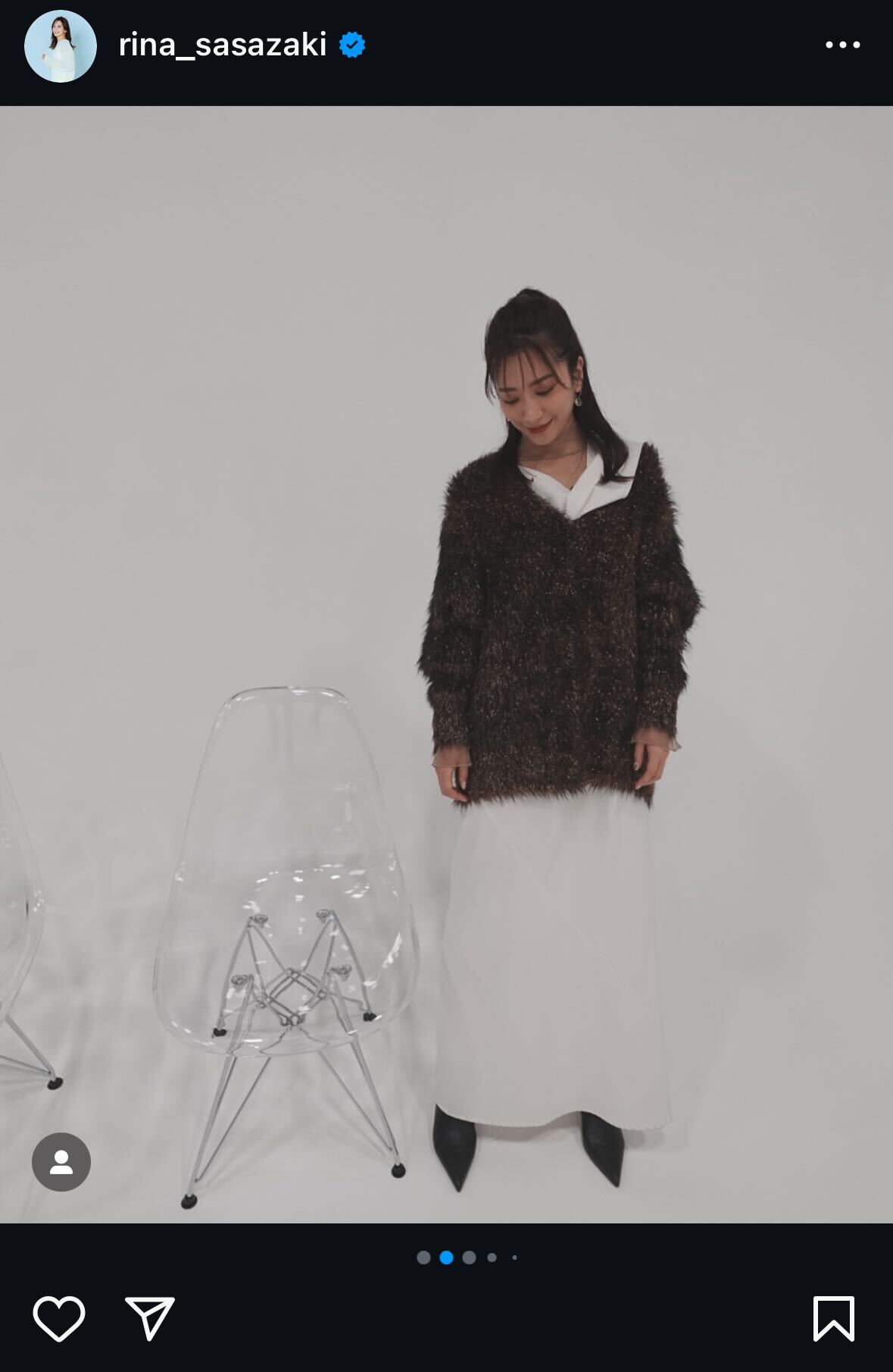 笹崎里菜インスタグラムから
