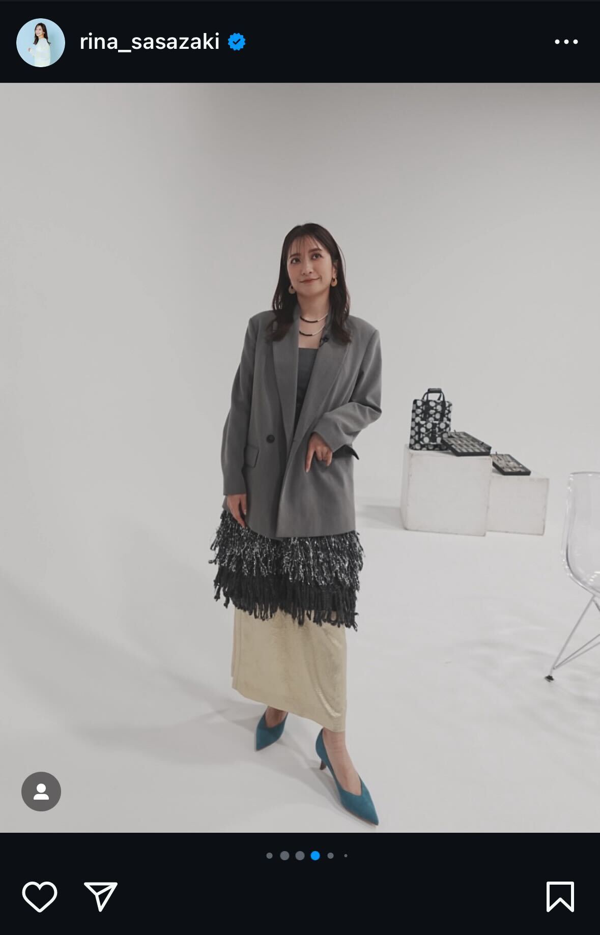 笹崎里菜インスタグラムから