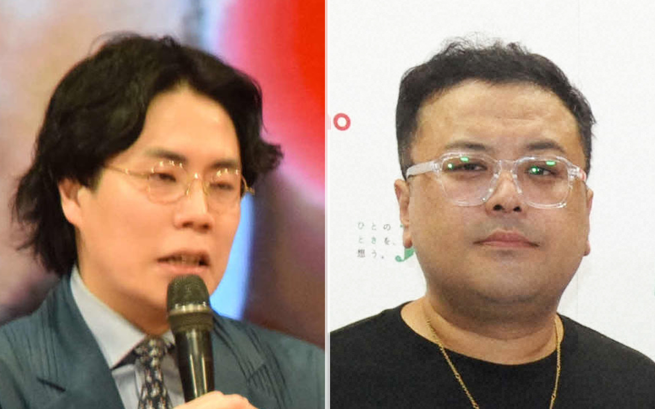 令和ロマンの高比良くるま（左）ととろサーモンの久保田かずのぶ
