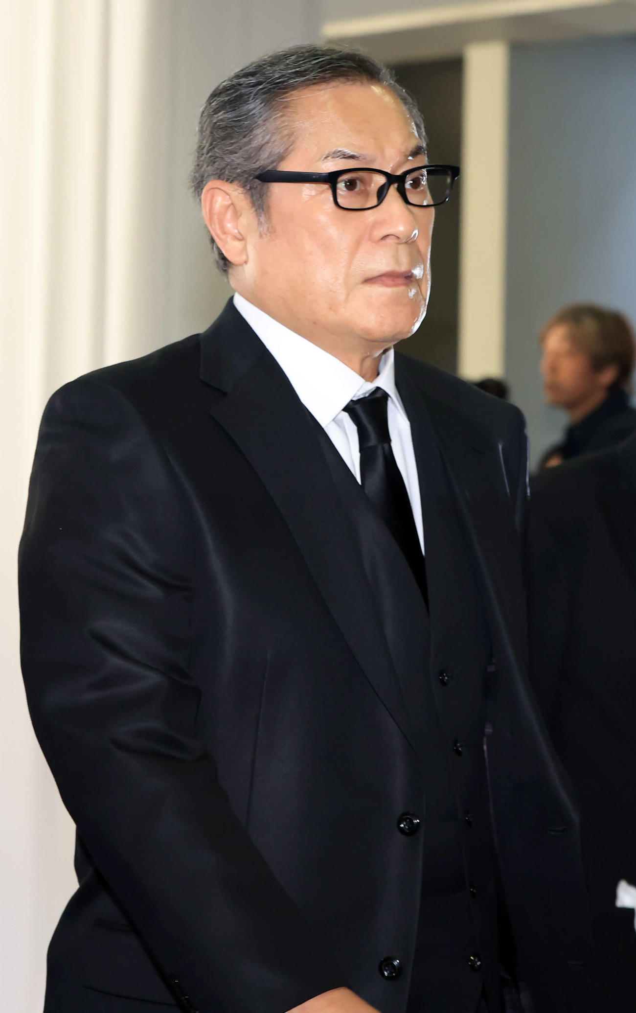 「西田敏行お別れの会」に出席した松平健（撮影・浅見桂子）