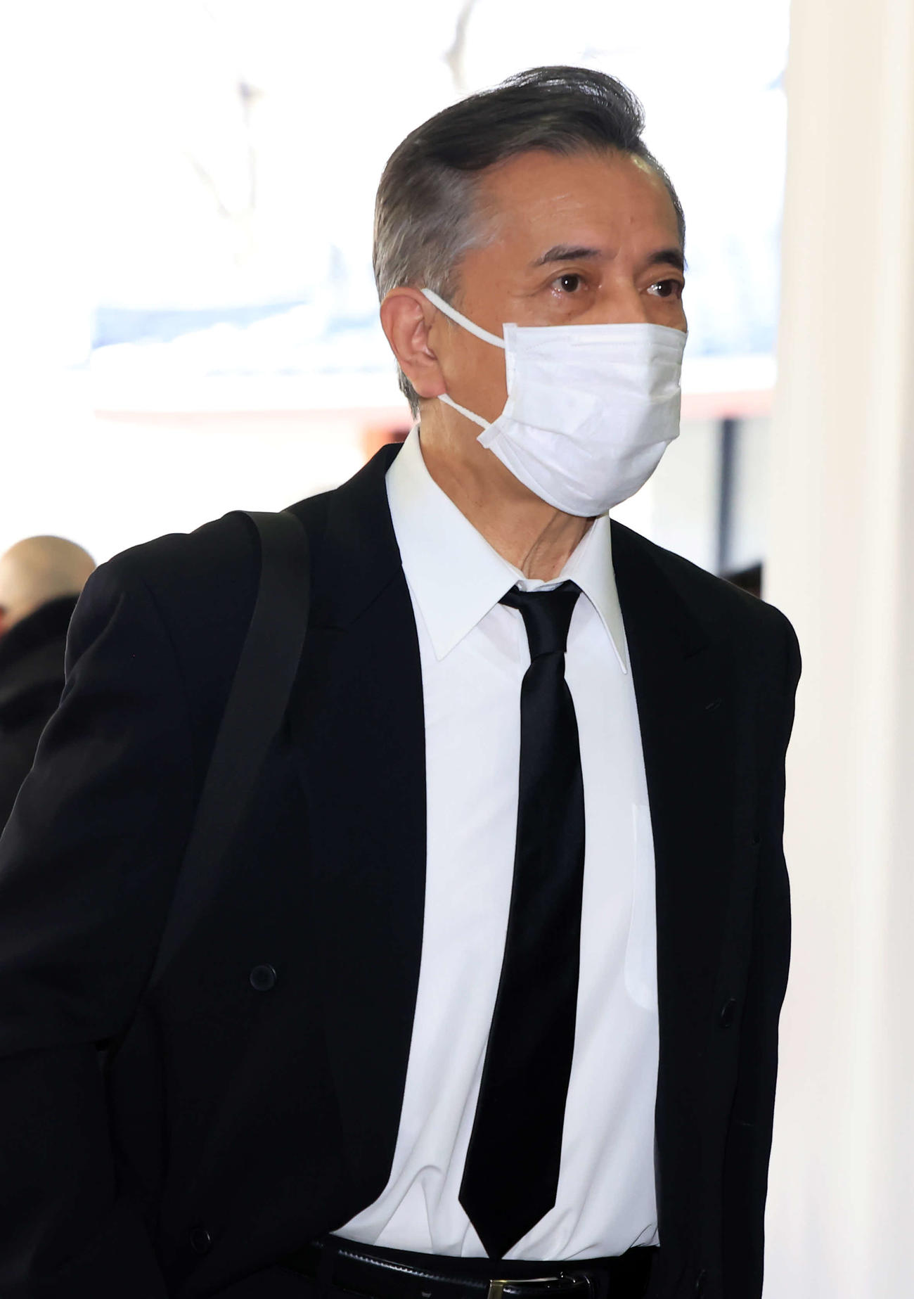 「西田敏行お別れの会」に出席した榎木孝明（撮影・浅見桂子）