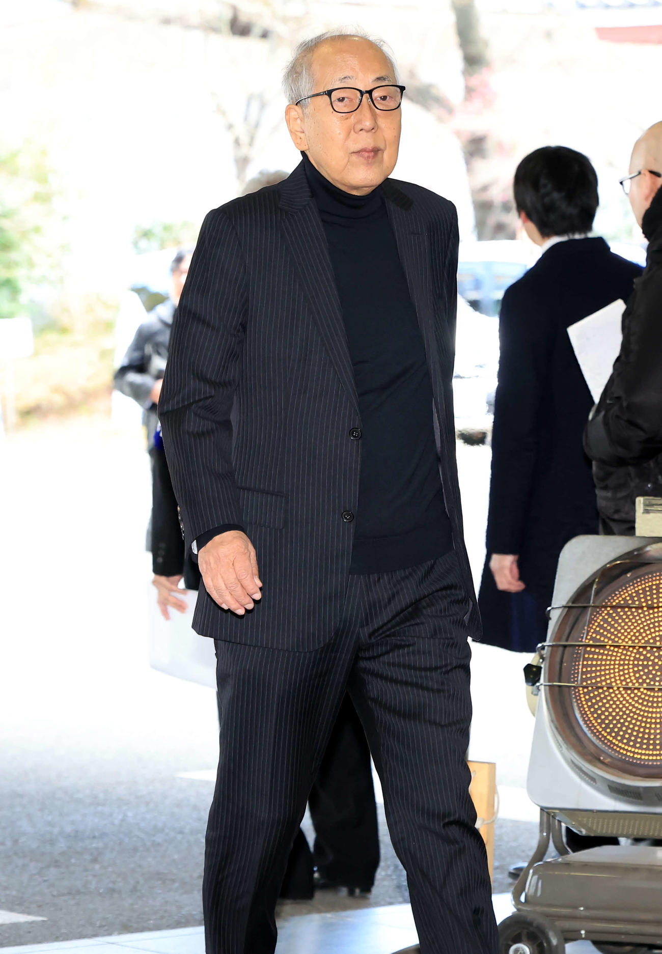 「西田敏行お別れの会」に出席した岸部一徳（撮影・浅見桂子）