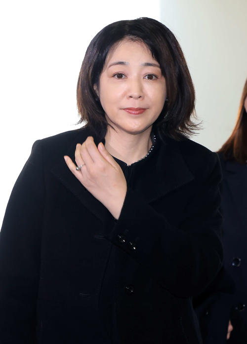 「西田敏行お別れの会」に出席した菊池桃子（撮影・浅見桂子）