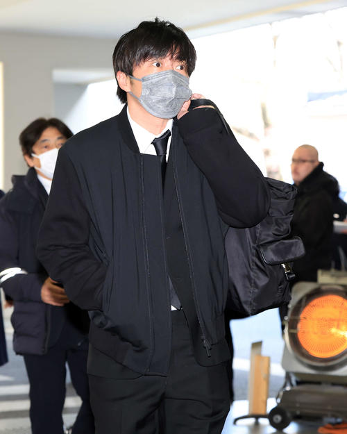 「西田敏行お別れの会」に出席した田中圭（撮影・浅見桂子）