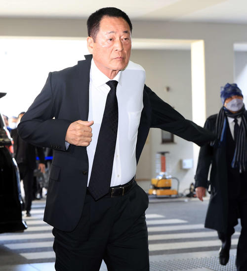 「西田敏行お別れの会」に出席した中畑清氏（撮影・浅見桂子）