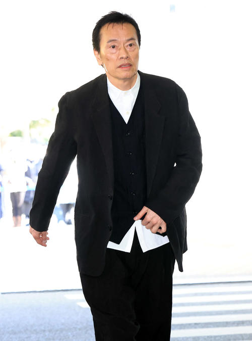 「西田敏行お別れの会」に出席した遠藤憲一（撮影・浅見桂子）