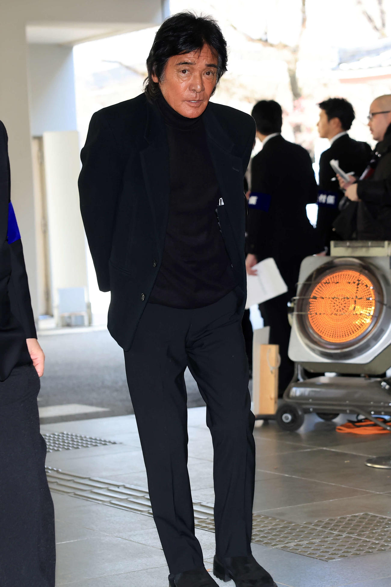 「西田敏行お別れの会」に出席した松崎しげる（撮影・浅見桂子）