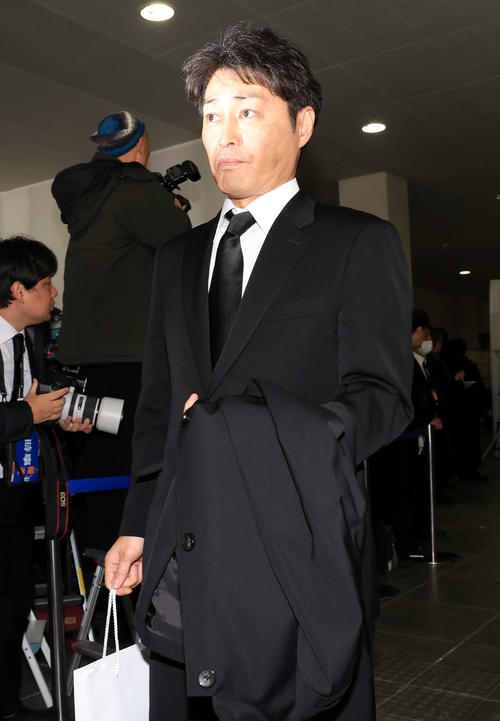 「西田敏行お別れの会」に出席した安田顕（撮影・浅見桂子）