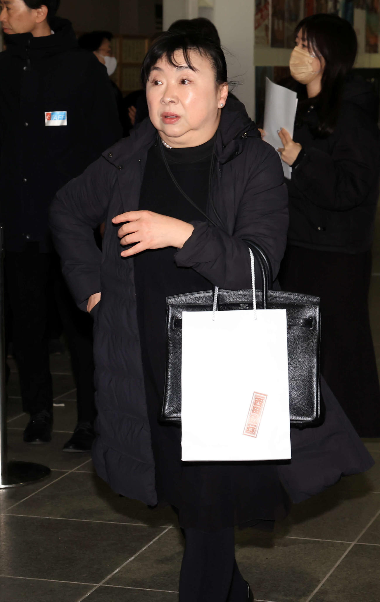 「西田敏行お別れの会」に出席した竹内都子（撮影・浅見桂子）