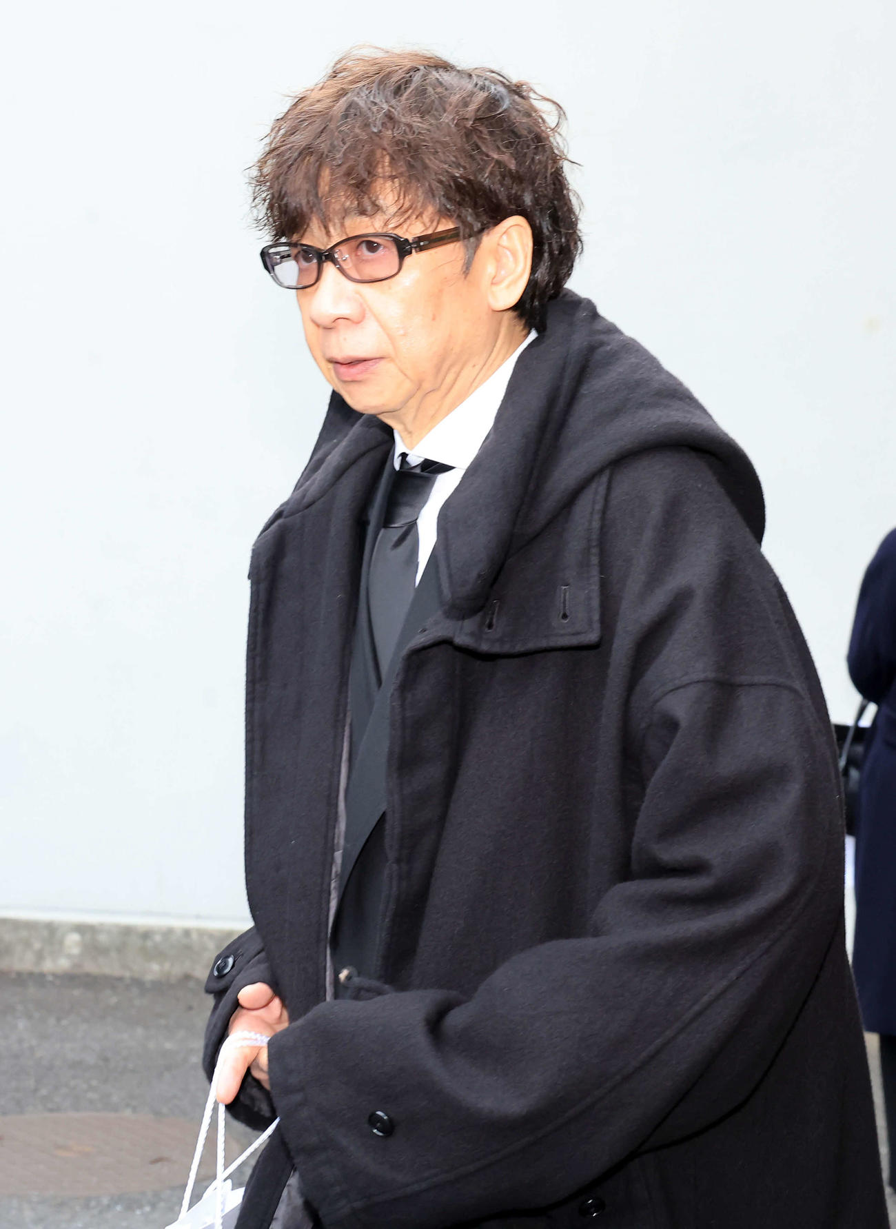 「西田敏行お別れの会」に出席した山寺宏一（撮影・浅見桂子）