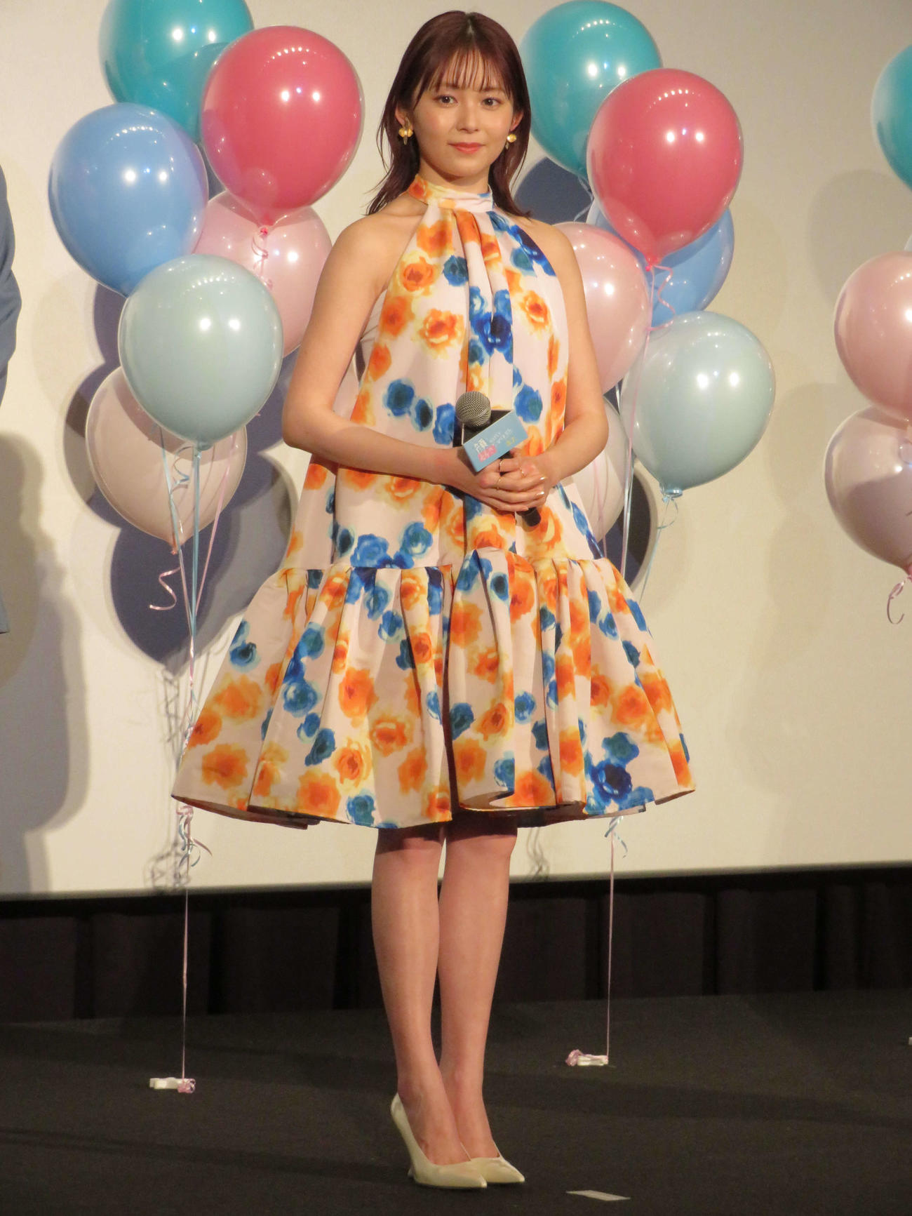 映画「顔だけじゃ好きになりません」完成披露イベントに登壇した久間田琳加（撮影・村上幸将）