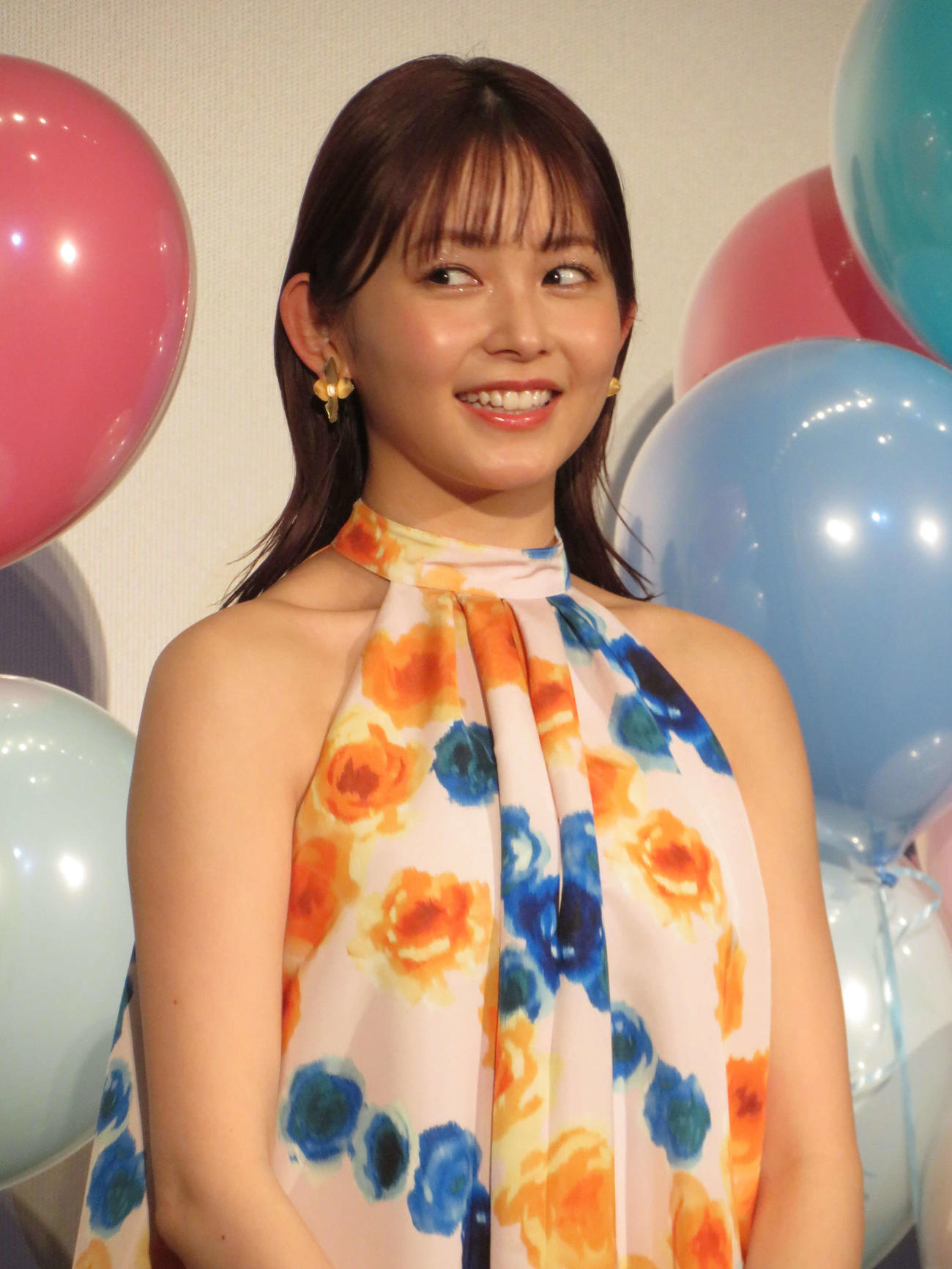 映画「顔だけじゃ好きになりません」完成披露イベントに登壇した久間田琳加（撮影・村上幸将）