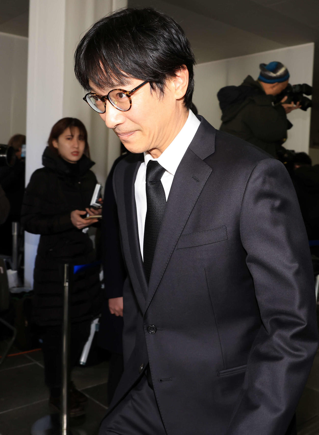 「西田敏行お別れの会」に出席した堺雅人（撮影・浅見桂子）