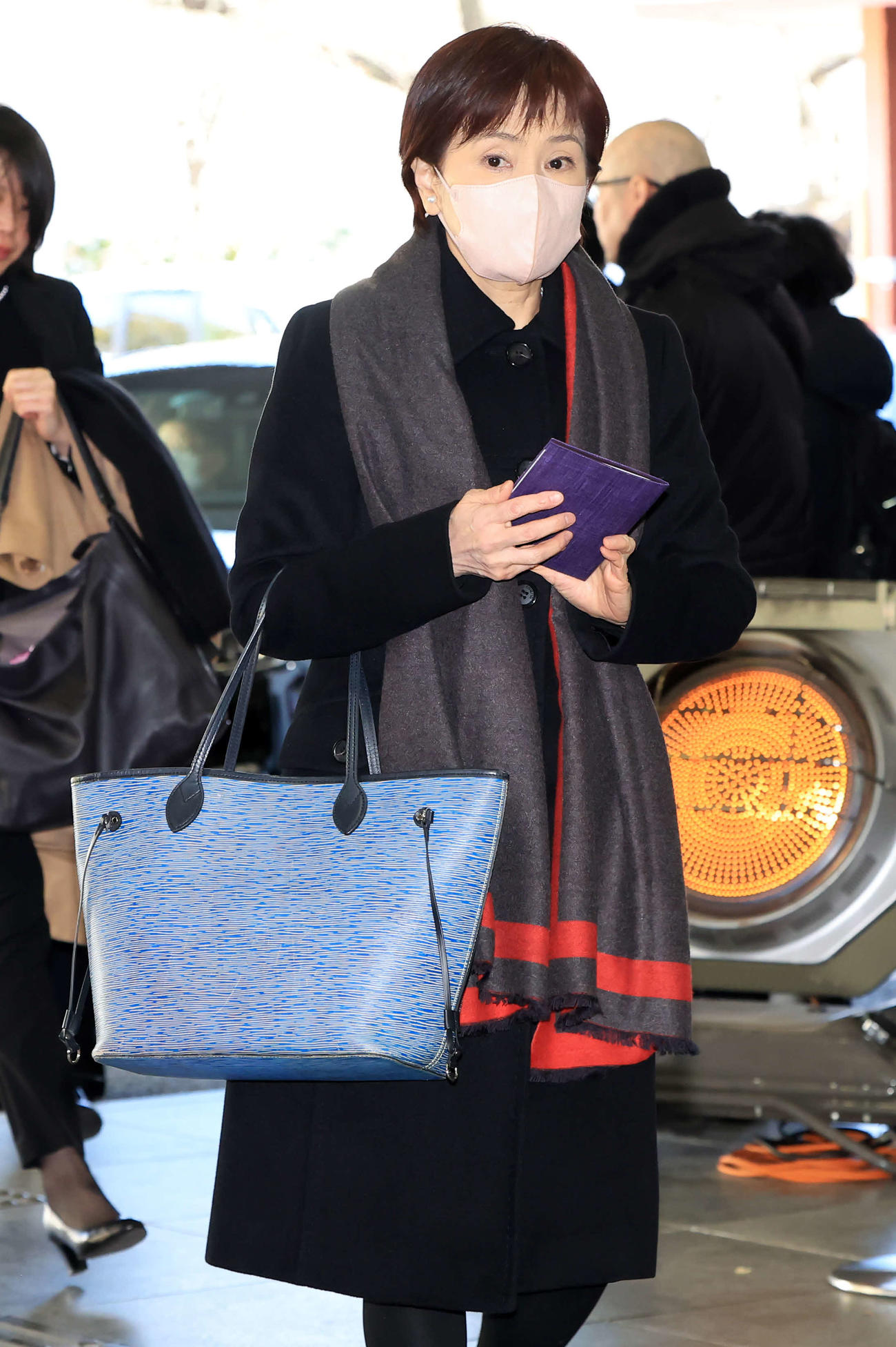 「西田敏行お別れの会」に出席した岡部まり（撮影・浅見桂子）