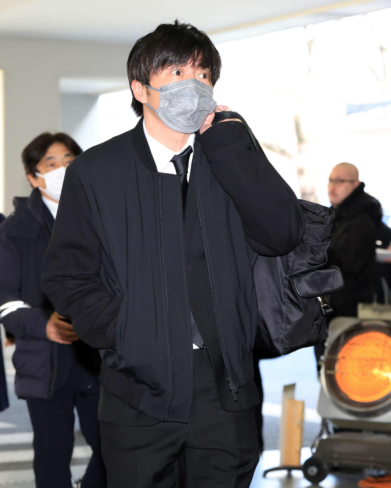 「西田敏行お別れの会」に出席した田中圭（撮影・浅見桂子）