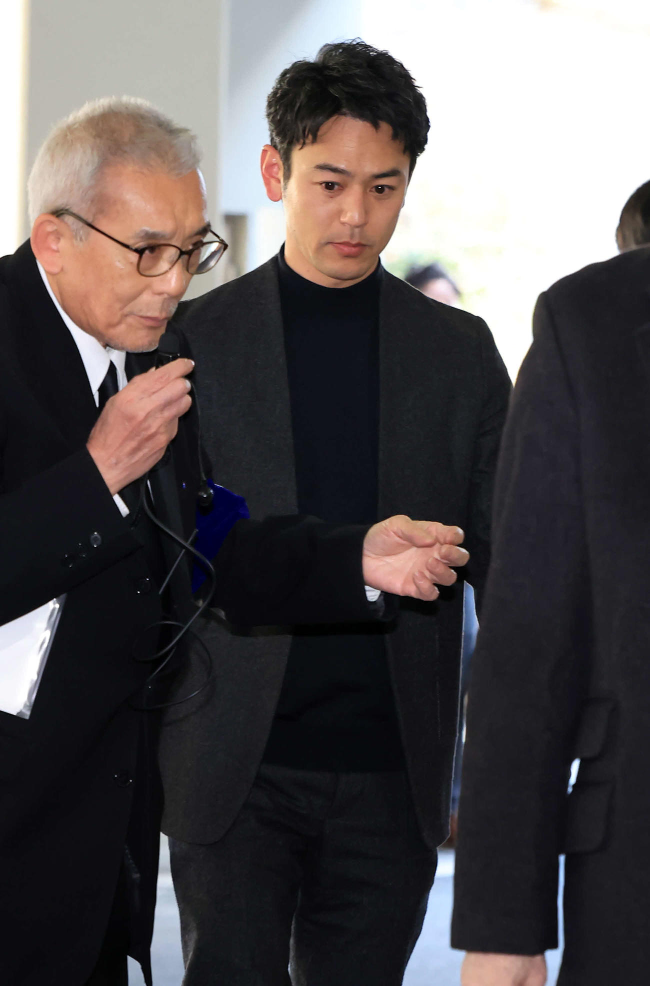「西田敏行お別れの会」に出席した妻夫木聡（撮影・浅見桂子）