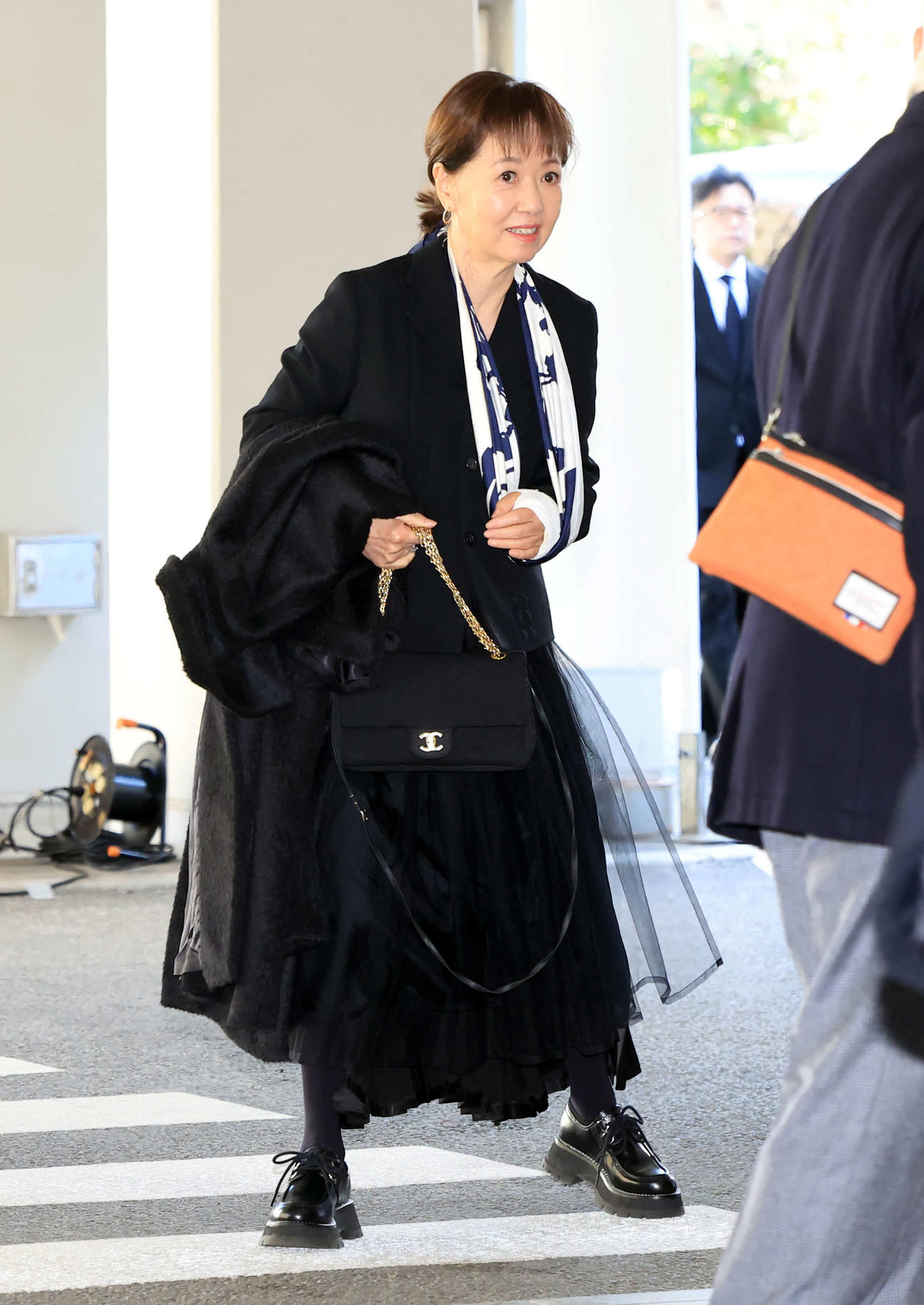 「西田敏行お別れの会」に出席した浅田美代子（撮影・浅見桂子）