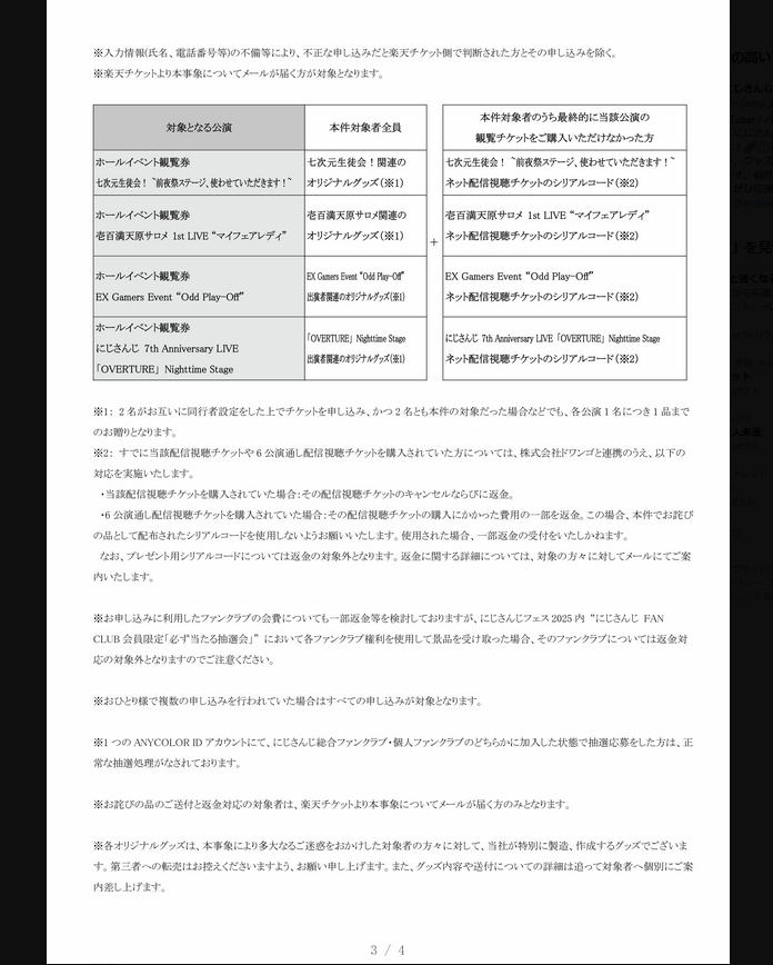 にじさんじの公式Ｘから