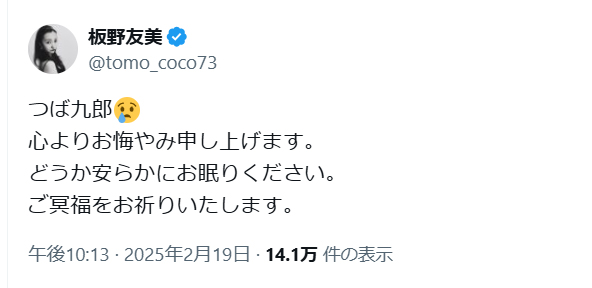 板野友美のＸから