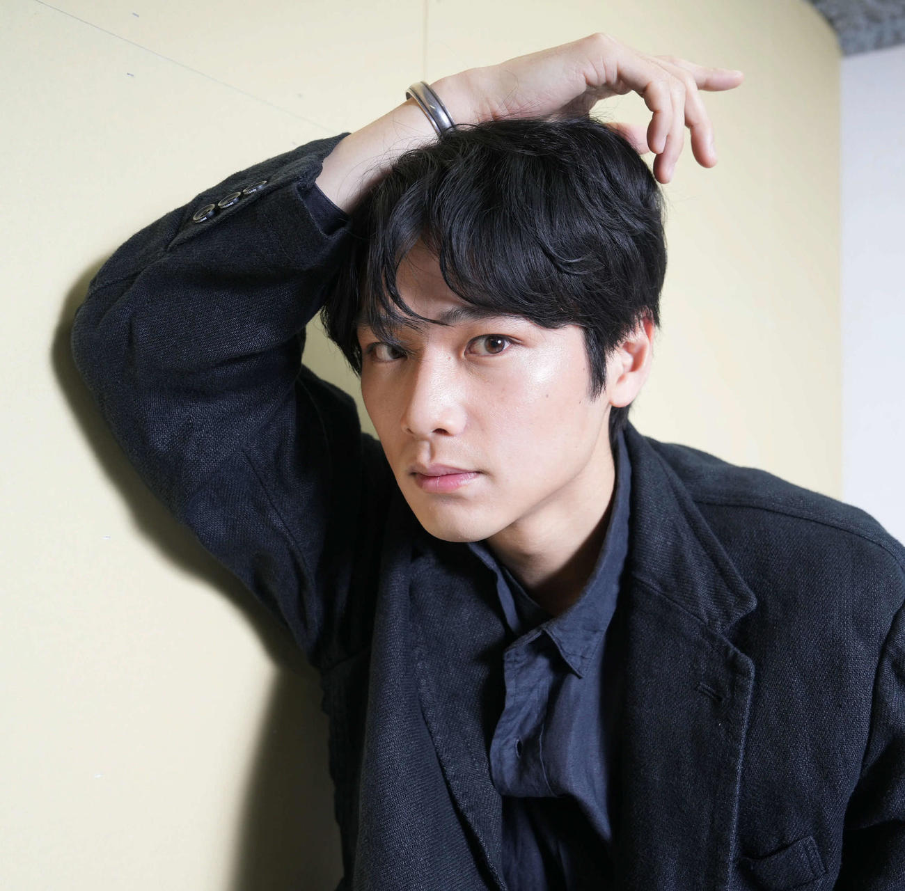 舞台「きたやじオン・ザ・ロード～いざ、出立！！編」で主役を務める中川大輔（撮影・小沢裕）