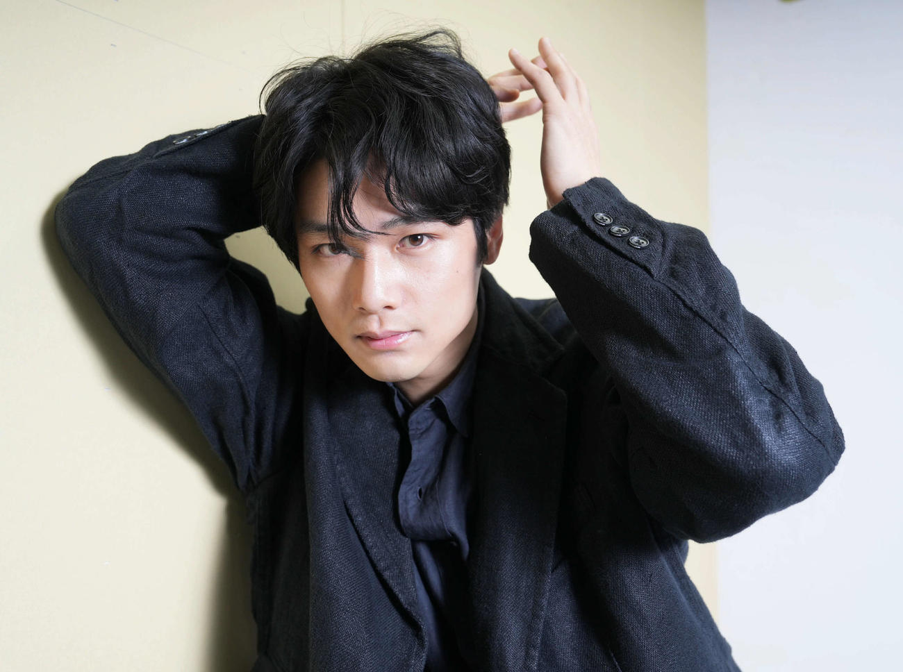 舞台「きたやじオン・ザ・ロード～いざ、出立！！編」で主役を務める中川大輔（撮影・小沢裕）