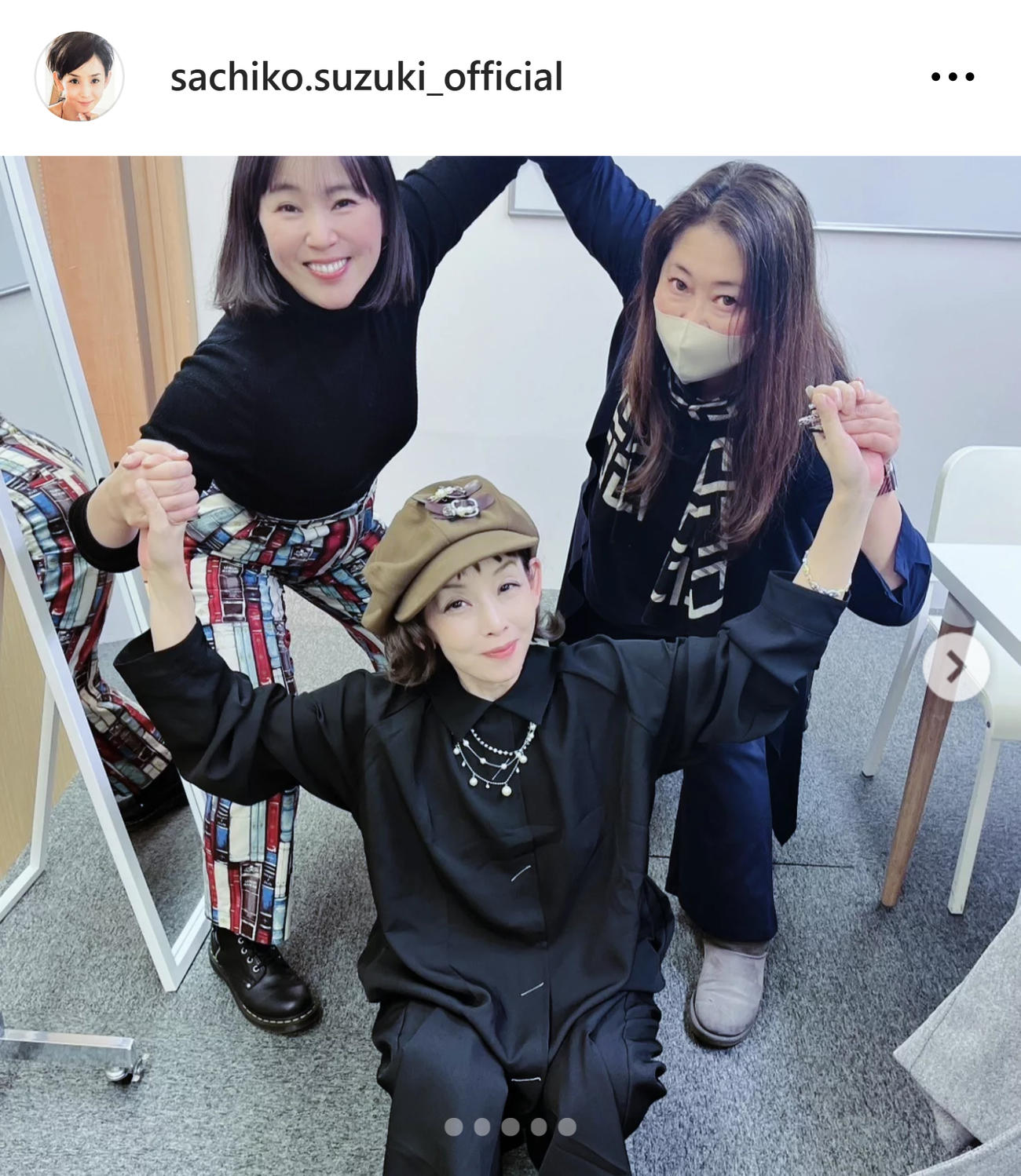 鈴木早智子のインスタグラムから