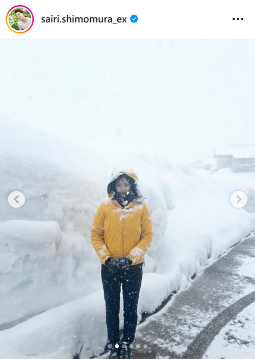 テレ朝の下村彩里アナ、降雪続く新潟で「深刻な問題も同時に浮き彫りに