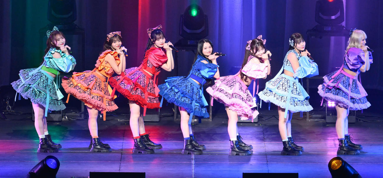 「KAWAII LAB．」発足3周年記念ライブに出演したCANDY TUNE