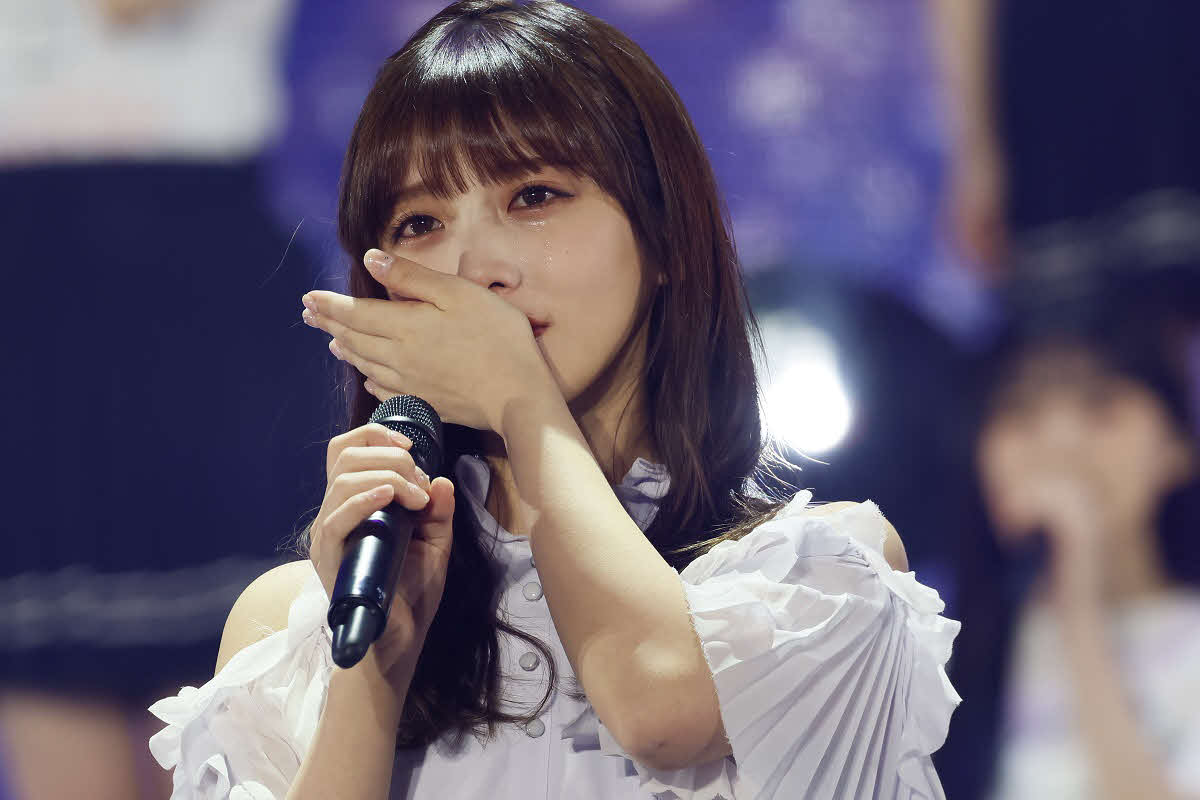 卒業コンサートで感極まる乃木坂46与田祐希　鈴木健太（KENTA Inc．）氏撮影