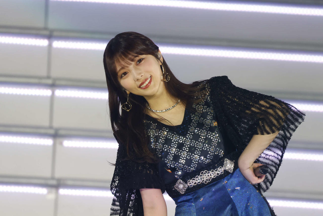 卒業コンサートでパフォーマンスする乃木坂46与田祐希　鈴木健太（KENTA Inc．）氏撮影
