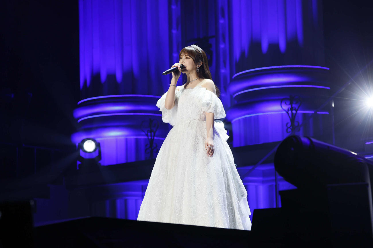 ドレス姿で登場した乃木坂46与田祐希　鈴木健太（KENTA Inc．）氏撮影