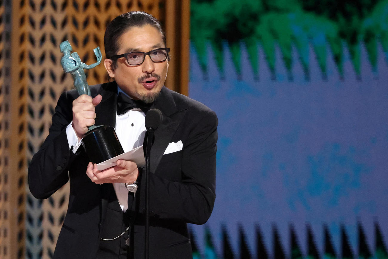 SAG（全米映画俳優組合）賞の男優賞（ドラマシリーズ）を受賞した真田広之（ロイター）