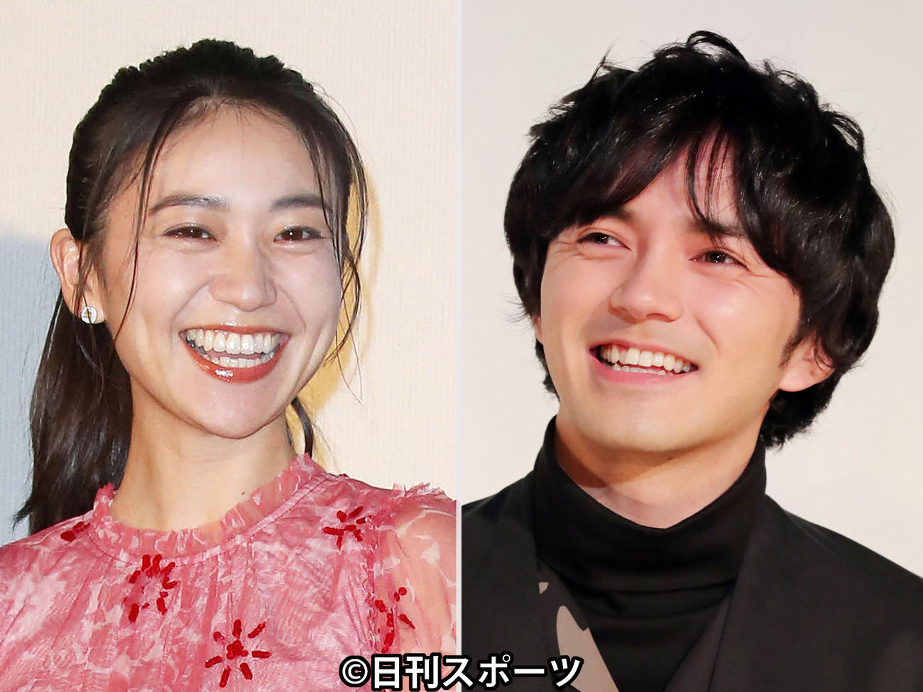 大島優子（左）と林遣都
