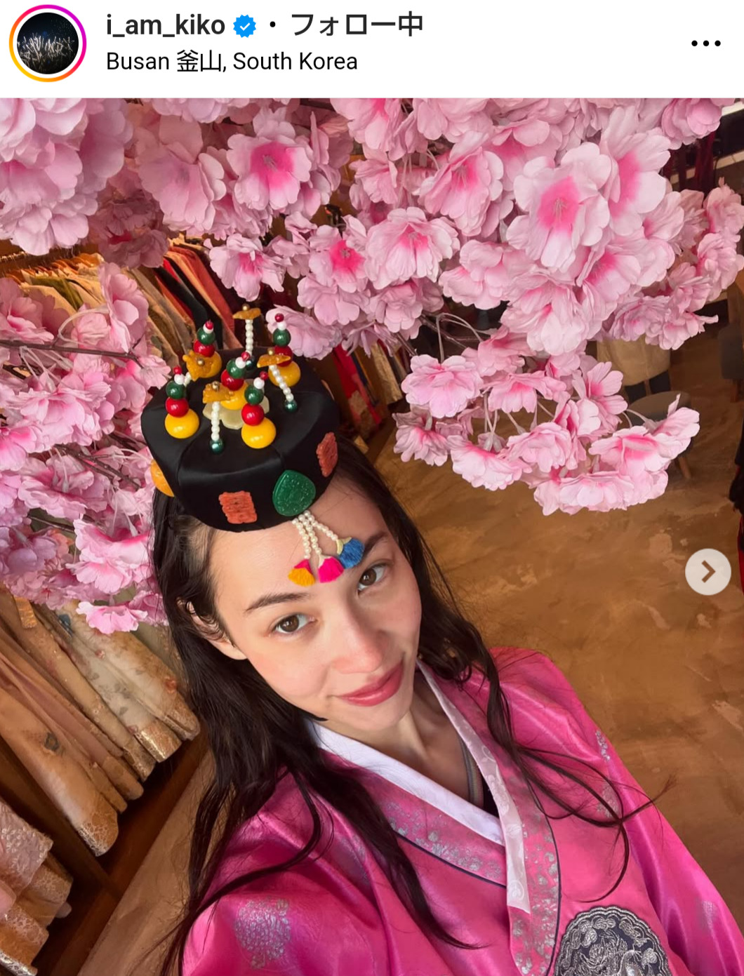 水原希子のインスタグラムから