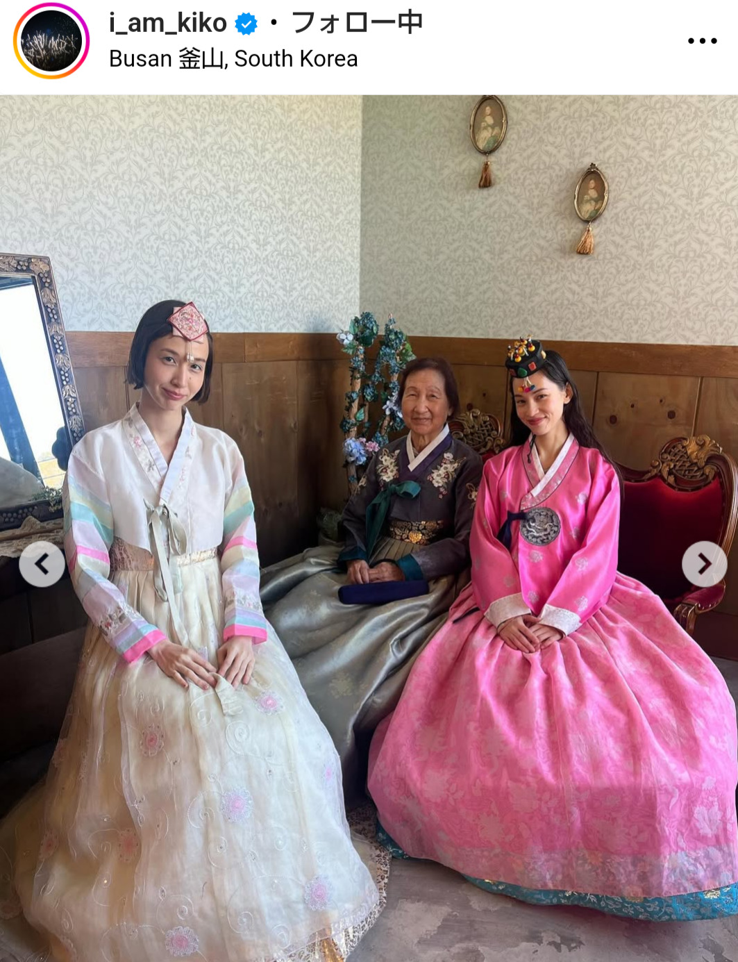 水原希子のインスタグラムから