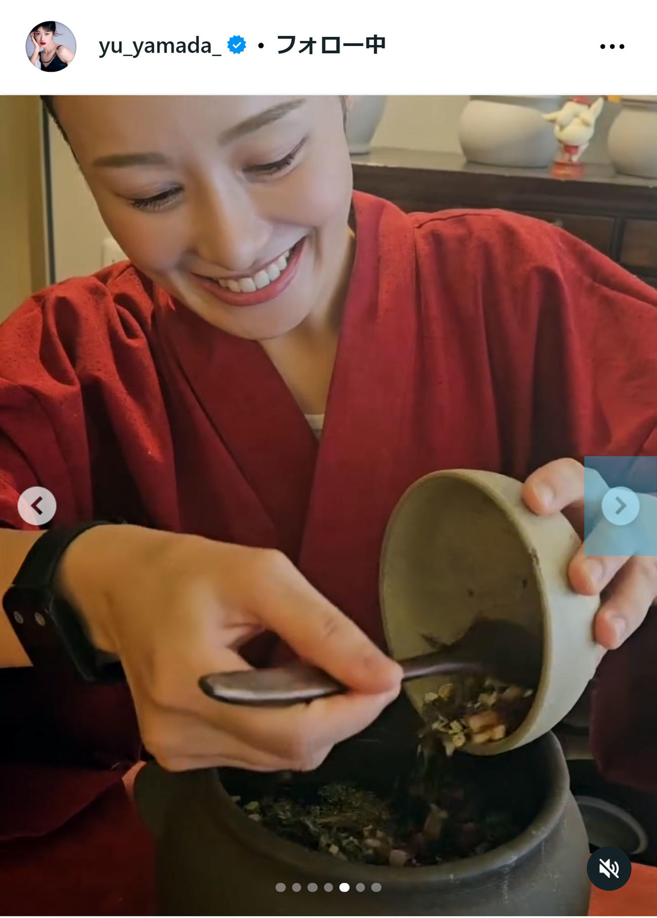 山田優のインスタグラムから