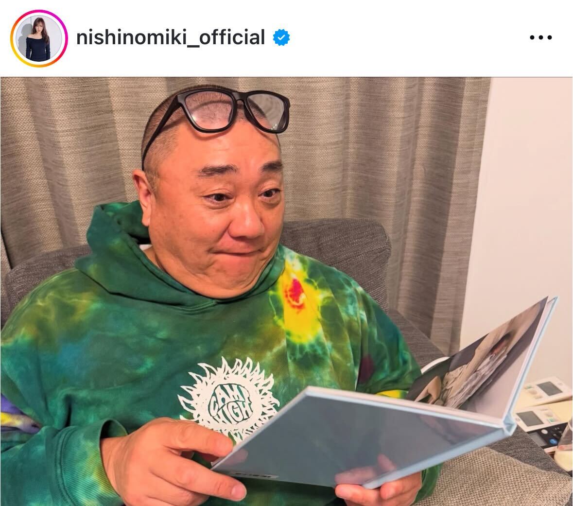 西野未姫のインスタグラムから
