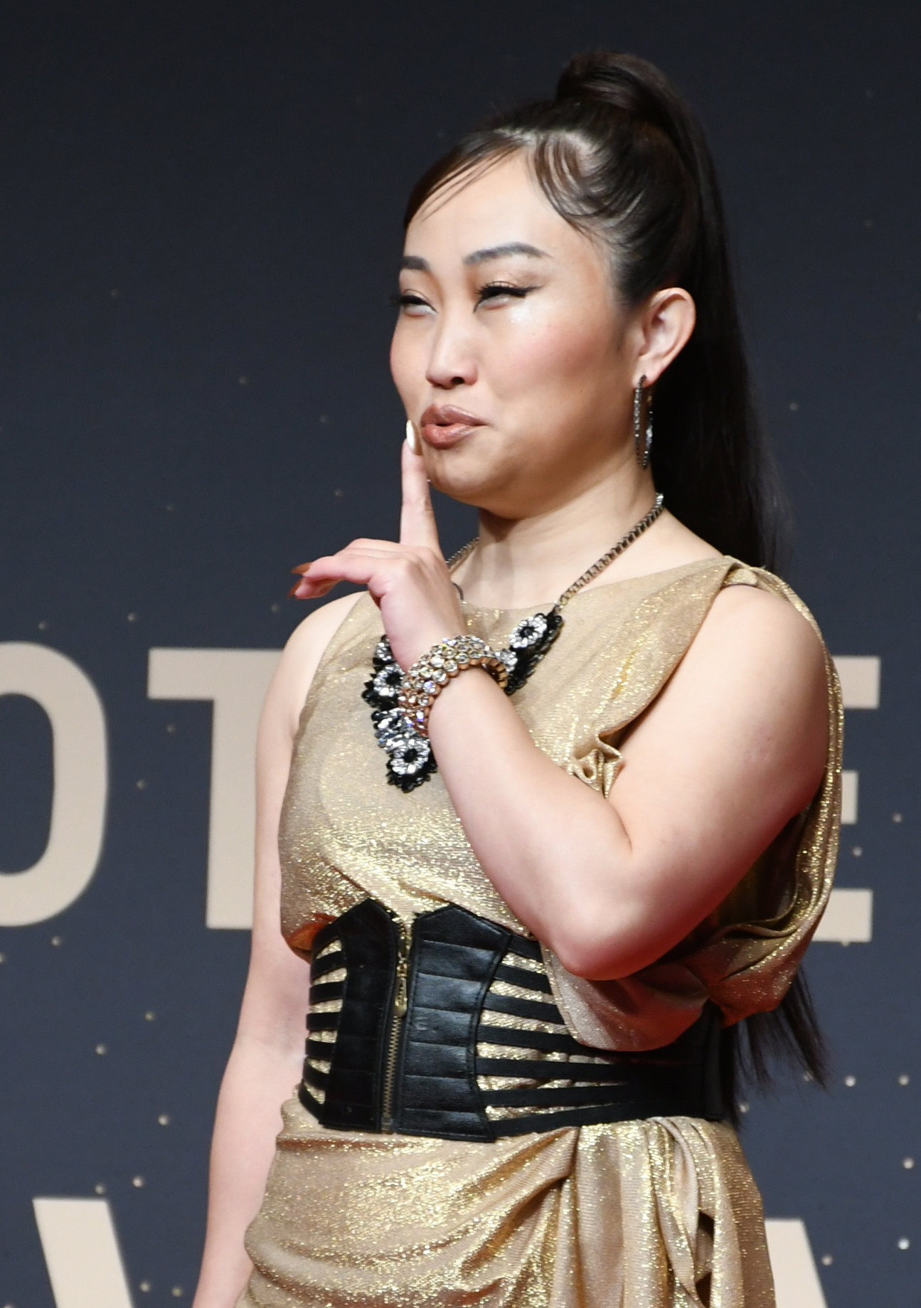 「HOT PEPPER Beauty AWARD 2025」授賞式に出席したキンタロー。（撮影・大友陽平）