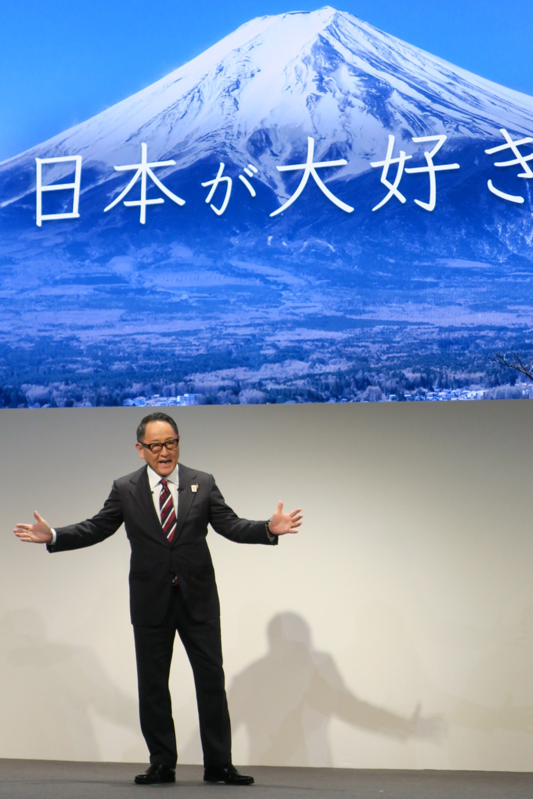 「MUSIC WAY PROJECT」共同会見に登場したトヨタグループ豊田章男会長