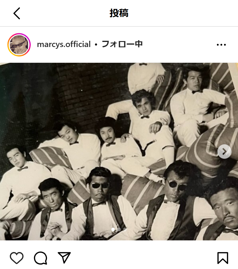田代まさし氏のインスタグラムから