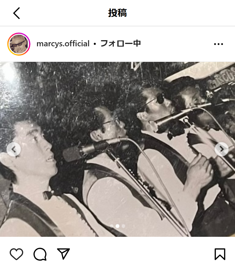 田代まさし氏のインスタグラムから